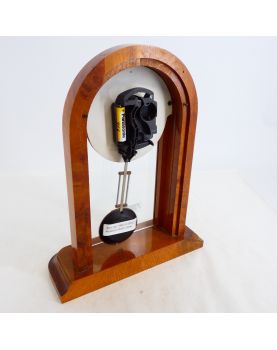 Varnished Wooden Clock Battery Operated Movement