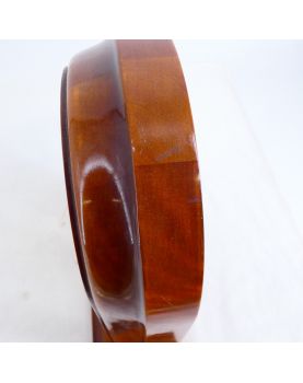 Varnished Wooden Clock Battery Operated Movement