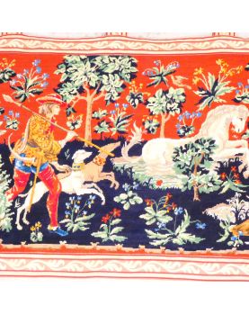 Petite Tapisserie Scène Cavalerie