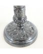 Silver Metal Candle Holder