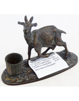 Small Bronze Goat Subject