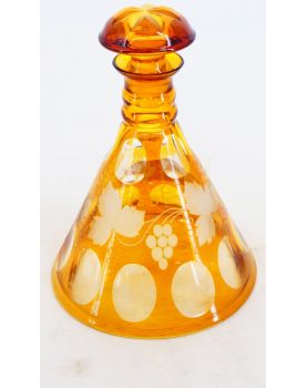Small Yellow Bohemian Carafe