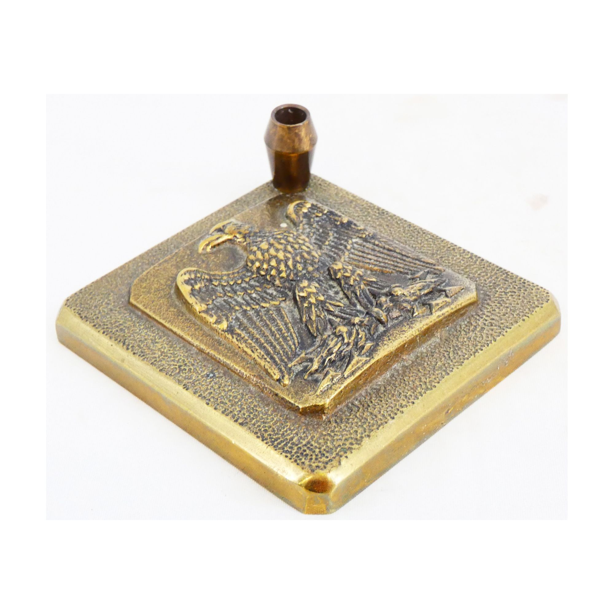 Bronze Pen Holder with Eagle Motif Bronze Pen Holder with Eagle Motif