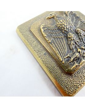 Bronze Pen Holder with Eagle Motif