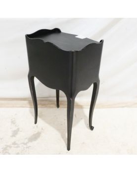 Black Patina 3-Drawer Bedside Table