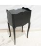 Black Patina 3-Drawer Bedside Table