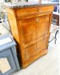 Secretary 1 Drawer 1 Flap 2 Doors 19th Century Elm Burl