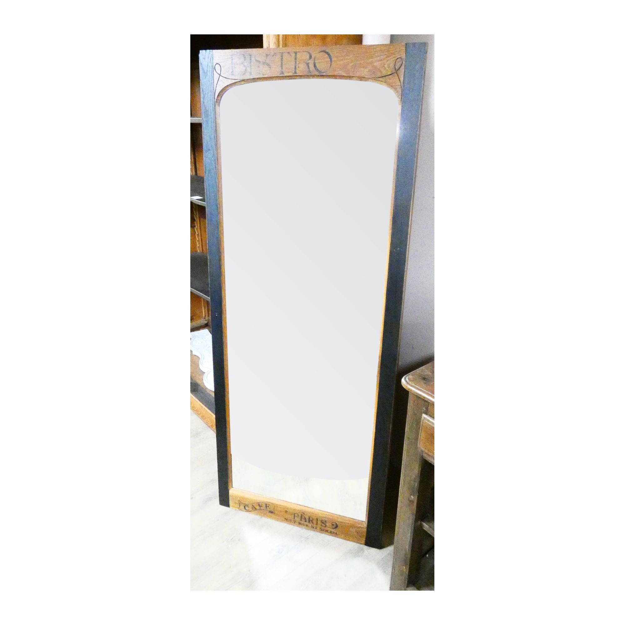 Black Patinated Mirror Black Patinated Mirror