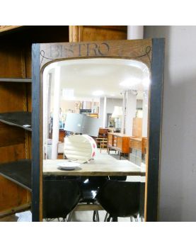Miroir Patiné Noir