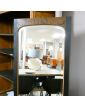 Black Patinated Mirror