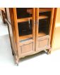 Small Neo Rustic 2 Glass Door Display Cabinet with Key