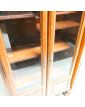 Small Neo Rustic 2 Glass Door Display Cabinet with Key