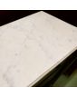 Secretary 1 flap 4 drawers White marble top