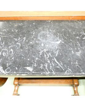 Louis Philippe Console with Black Marble Top
