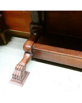Console Louis Philippe Dessus en Marbre Noir