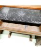 Louis Philippe Console with Black Marble Top