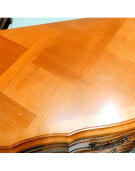 Arbalète 3-Drawer Regency Style Cherrywood Chest of Drawers