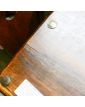 Dark Wood 2 Drawer Console Table