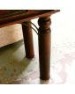 Dark Wood 2 Drawer Console Table