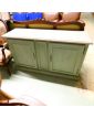 Small Green Patinated Sideboard