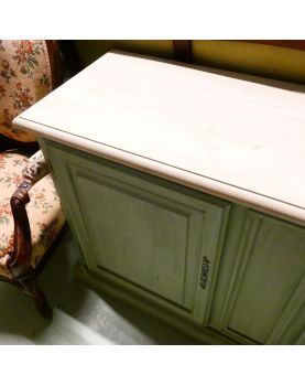 Small Green Patinated Sideboard