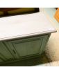 Small Green Patinated Sideboard