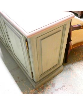Small Green Patinated Sideboard