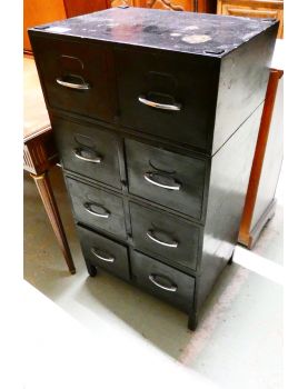 Industrial File Cabinet with 8 Drawers