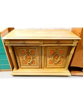 Low Sideboard 2 Doors 2 Drawers Refurbished