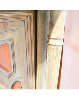 Buffet Bas 2 Portes 2 Tiroirs Relooké