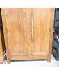 Oak Wardrobe with Key