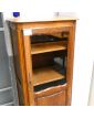 Small Louis XV Oak Display Cabinet with 1 Glass Door and 1 Drawer with Key