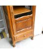 Small Louis XV Oak Display Cabinet with 1 Glass Door and 1 Drawer with Key