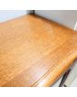 Small Louis XV Oak Display Cabinet with 1 Glass Door and 1 Drawer with Key