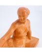 Femme en Terre Cuite Art Déco Signé MELANY
