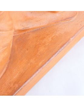 Art Deco Terracotta Woman Signed MELANY