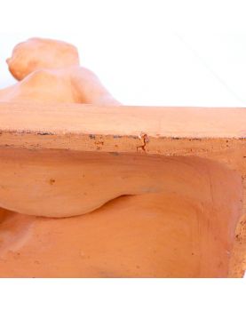 Femme en Terre Cuite Art Déco Signé MELANY