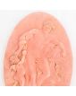 Terracotta Medallion Signed G.MARTI Nude Scene