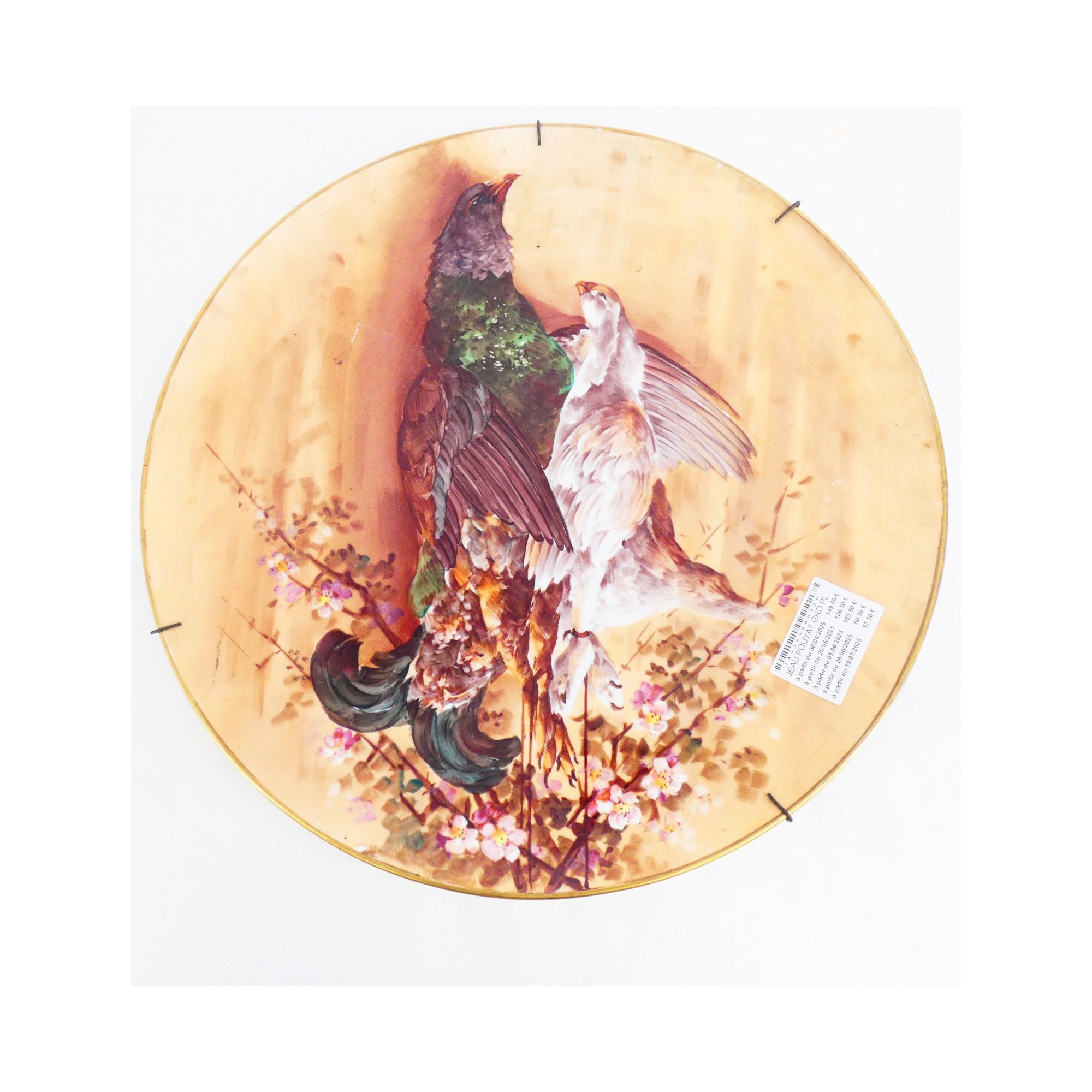 Grand Plat en Porcelaine Jean POUYAT Grand Plat en Porcelaine Jean POUYAT