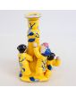 Polychrome Asian Porcelain Candle Holder for Children