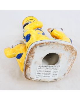 Polychrome Asian Porcelain Candle Holder for Children