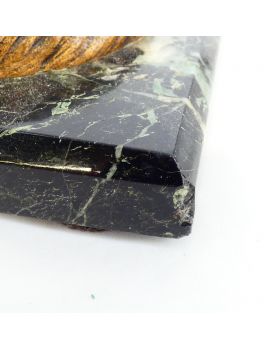 Bronze Dog CHIPARUS on Marble Base