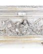 Napoleon III Silver-Plated Bronze Jewel Chest with Relief Decor