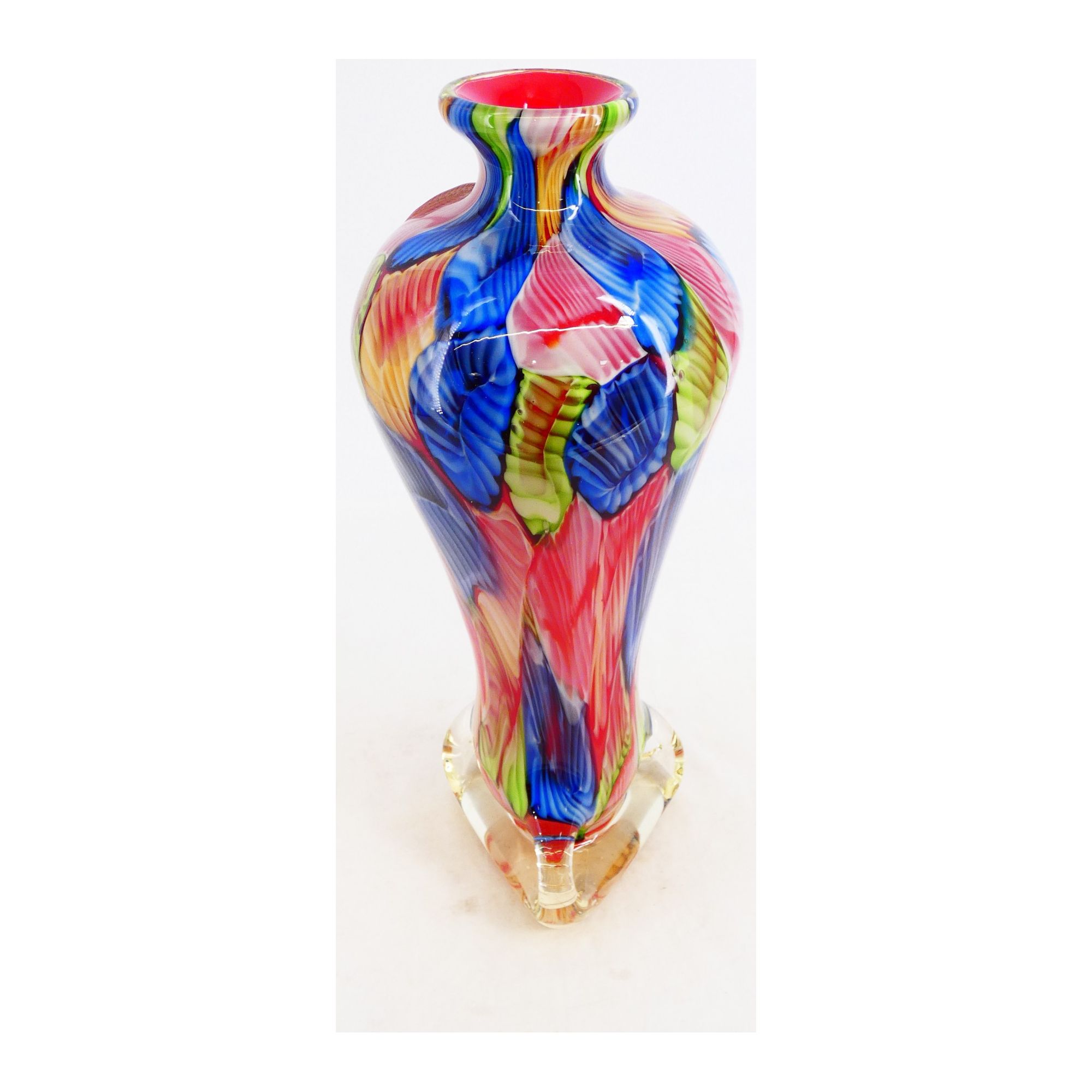 Large MURANO Style Vase Floral Decor Large MURANO Style Vase Floral Decor