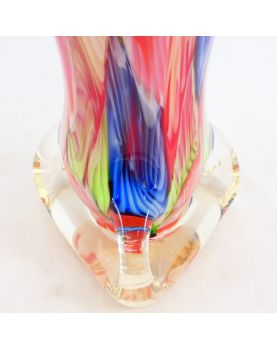 Large MURANO Style Vase Floral Decor