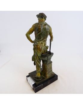 Regulates Work on Marble Base by Emile PICAULT
