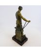 Regulates Work on Marble Base by Emile PICAULT