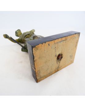 Regulates Work on Marble Base by Emile PICAULT