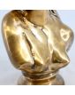 20th Century Bronze Bust of a Nude Woman
