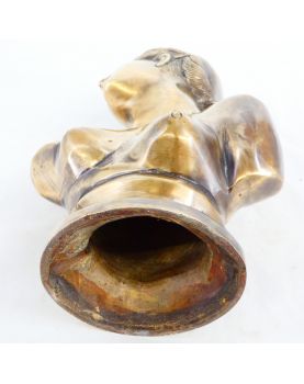 Buste de Femme Nue en Bronze XXème